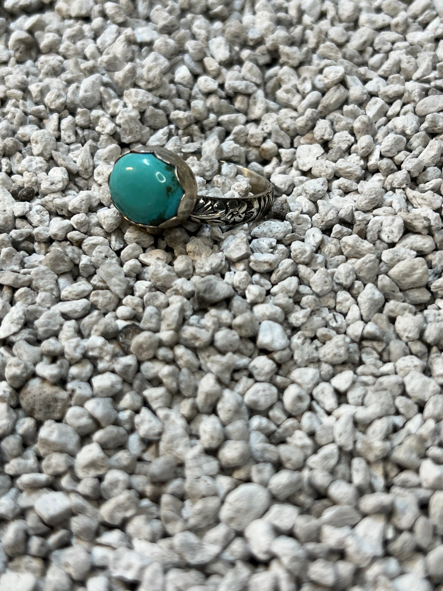 Adjustable Floral Band Ring