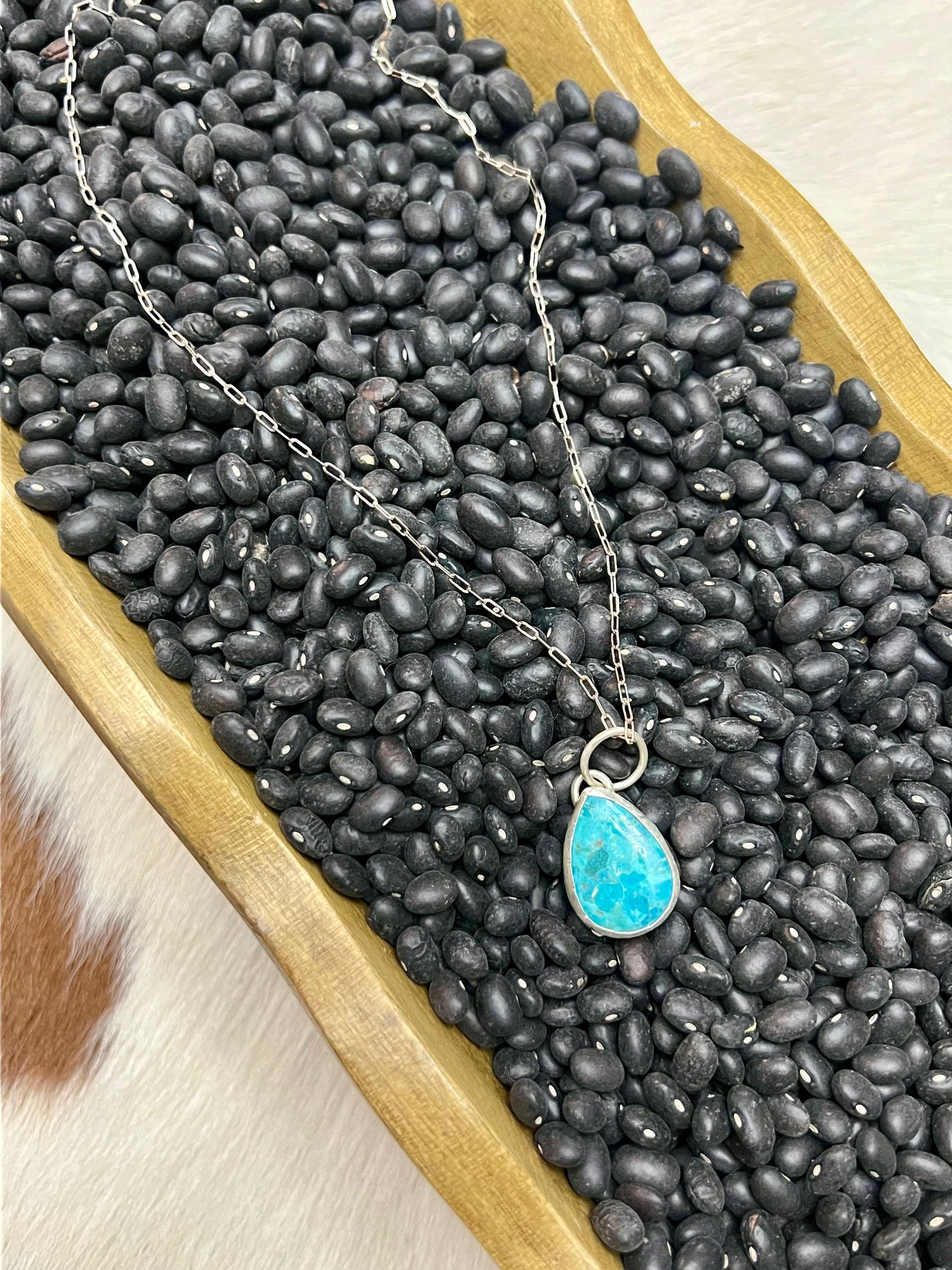 Turquoise Teardrop Pendant