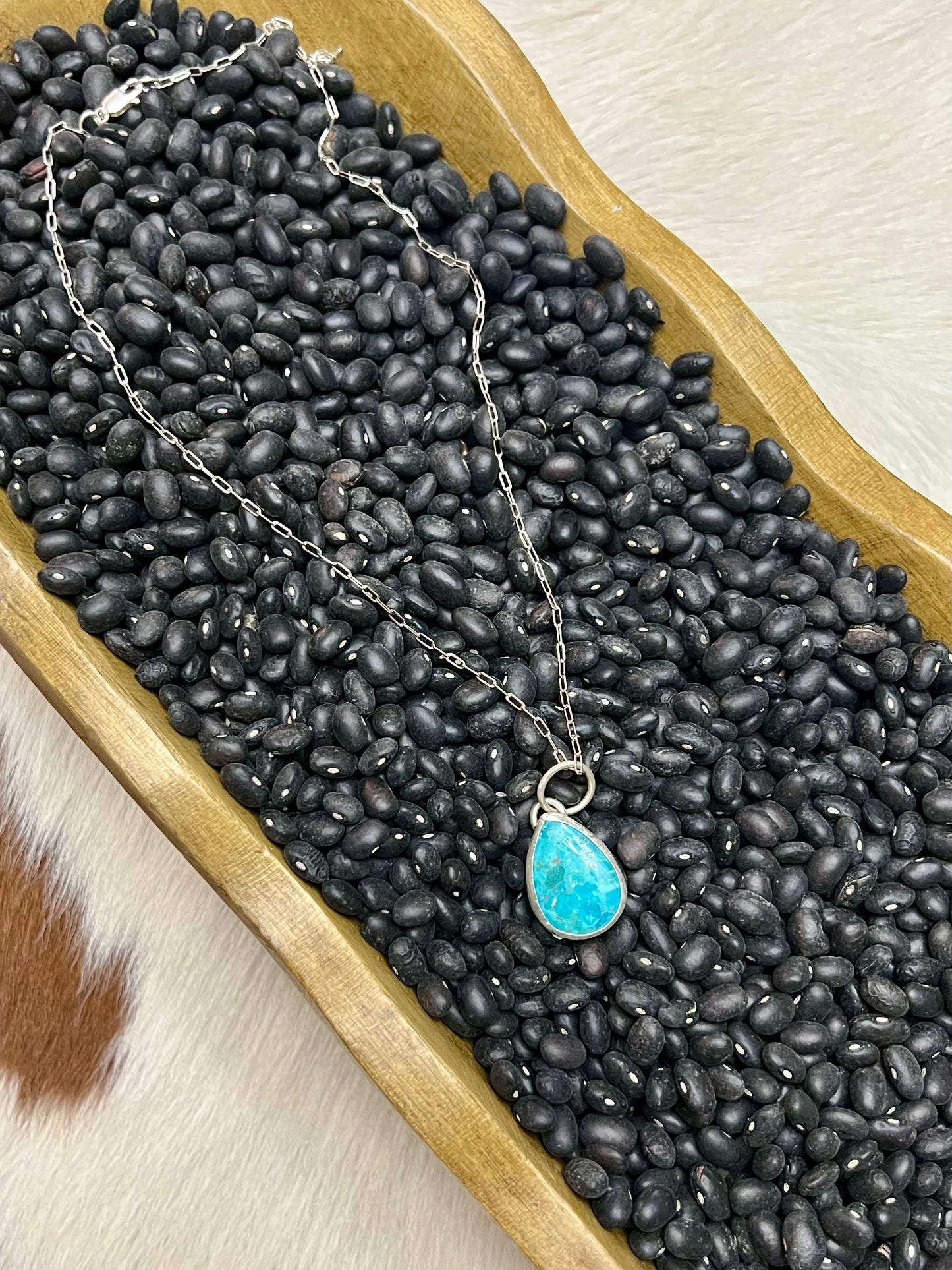 Turquoise Teardrop Pendant