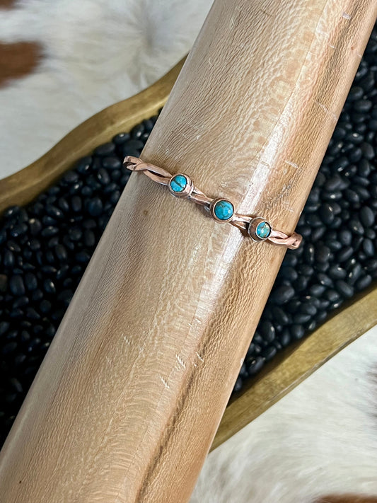 Copper Twist with Turquoise
